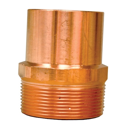 Jones Stephens 1/2in. Ftg x MIP Wrot Copper Male Adapter C75353